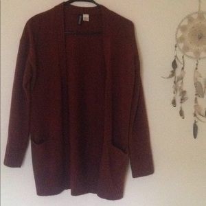 Divided H&m burnt orange cardigan